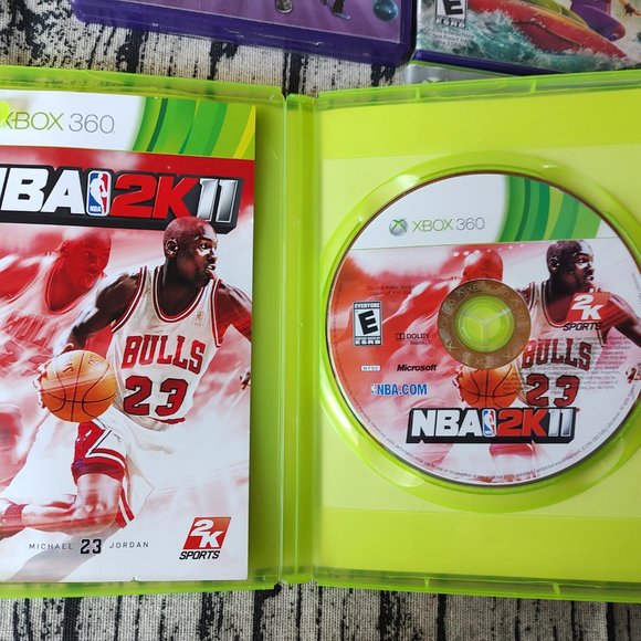 xbox 360 game lot kinect sports kinect adventure NBA2K11 lego batman - Picture 2 of 5